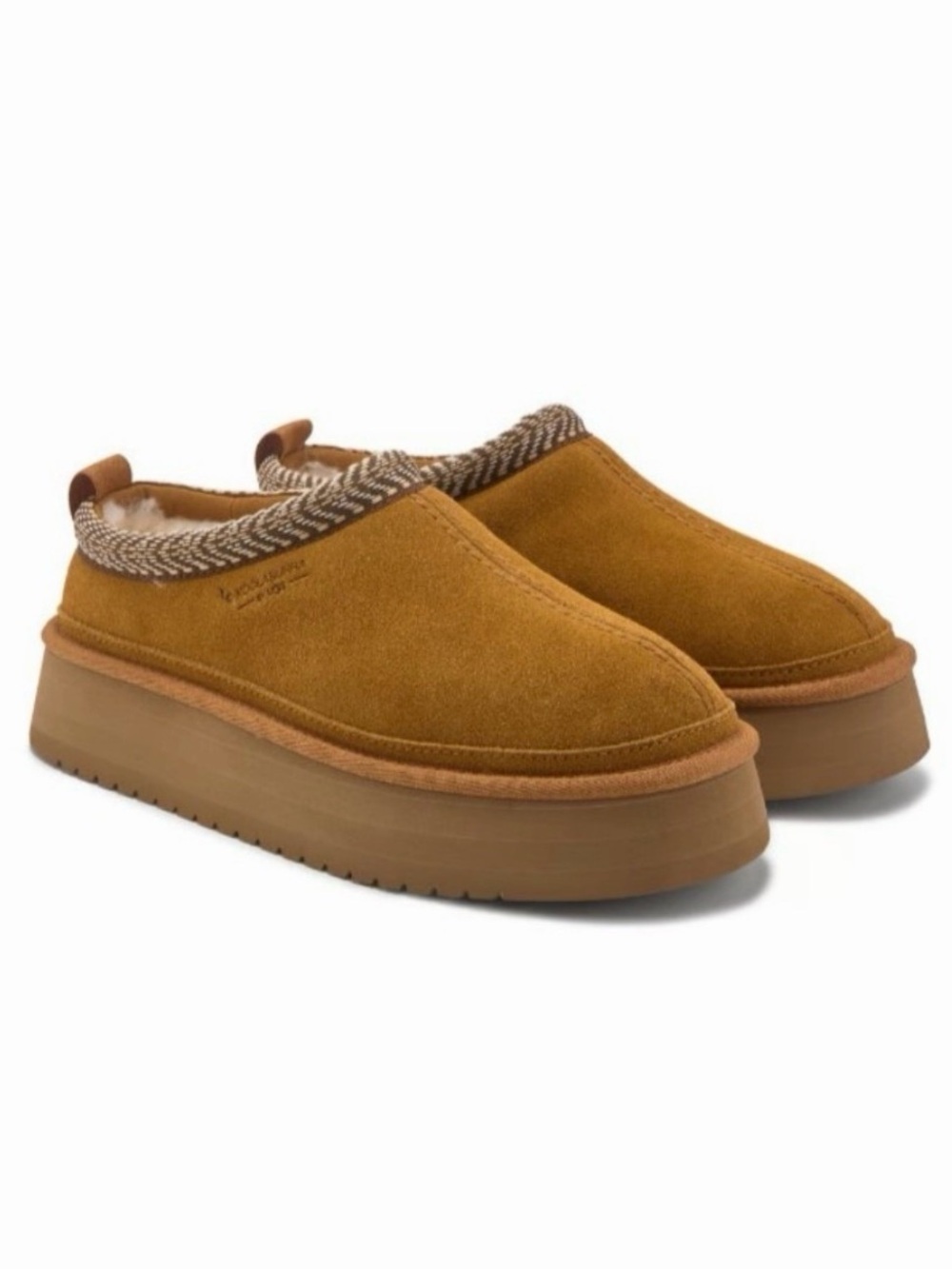 Koolaburra by UGG Women's Burree Platform Slipper, Color Chestnut, Size 9, NIB